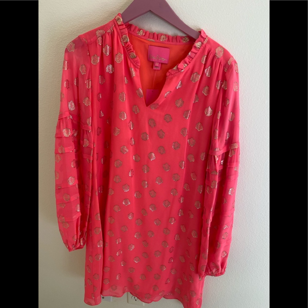 NWT Pretty Lilly Pulitzer Silk Gianna dress sz 10